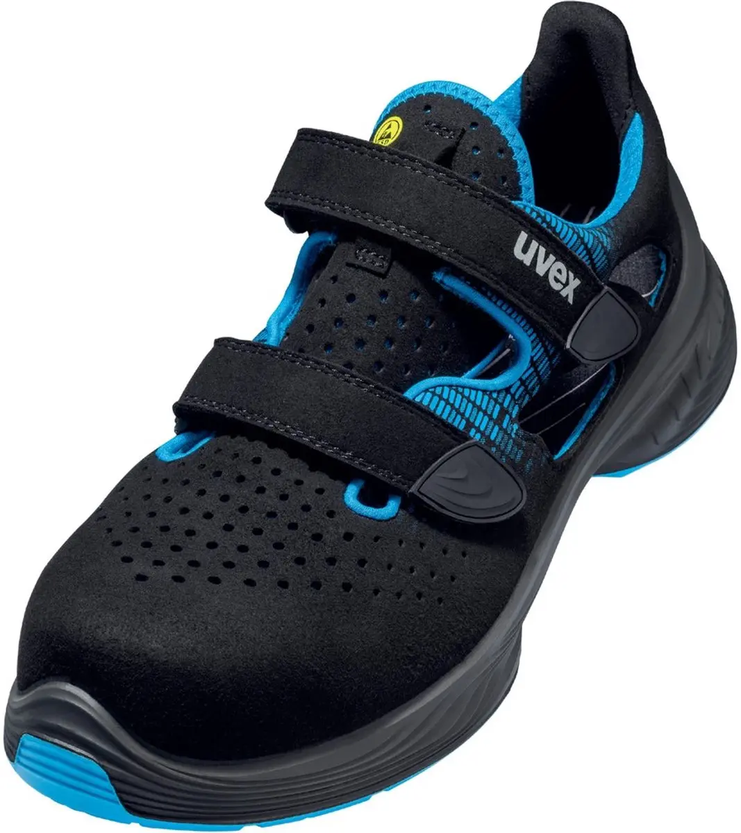 Uvex Veiligheidsit-schoen 6848 - Zwart/Blauw