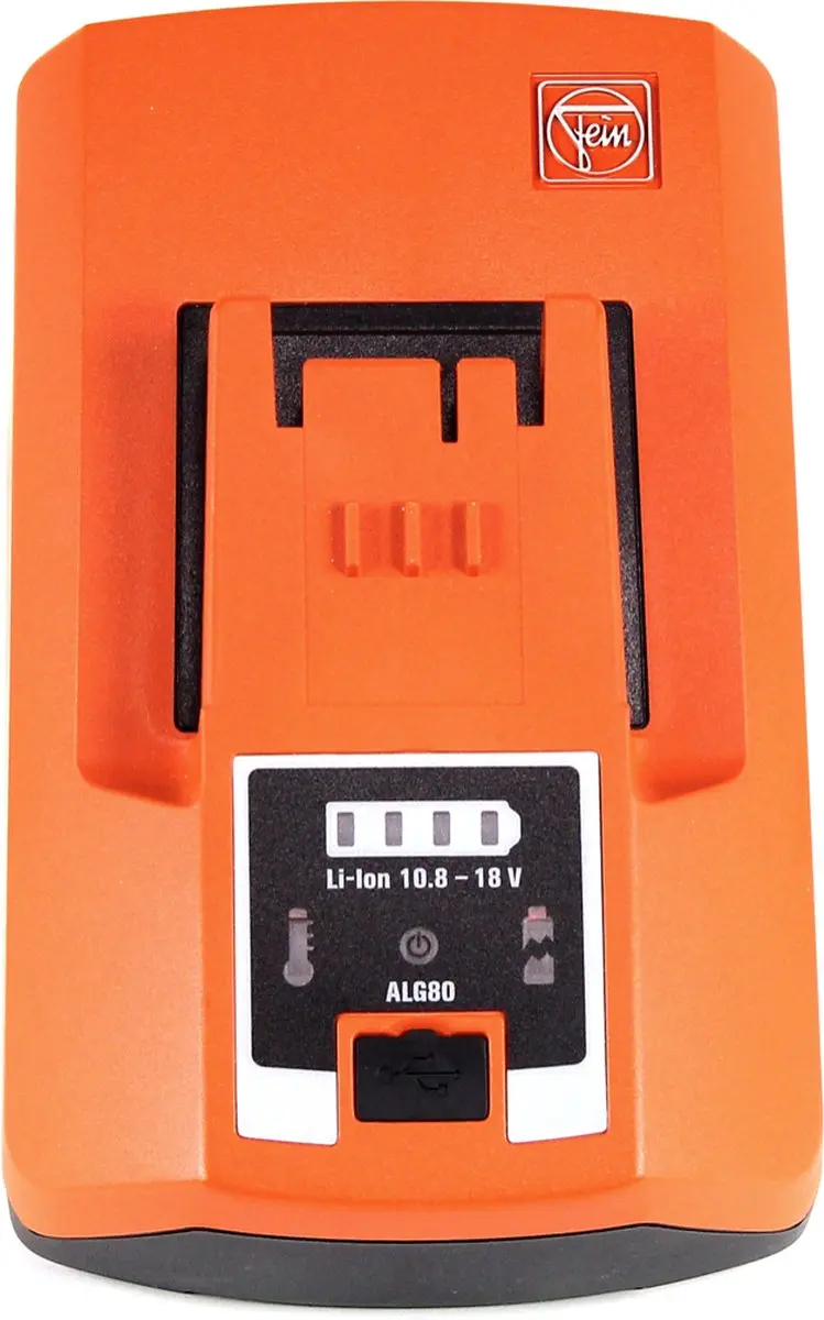 Fein ALG80 Snellader 18V - USB-lader