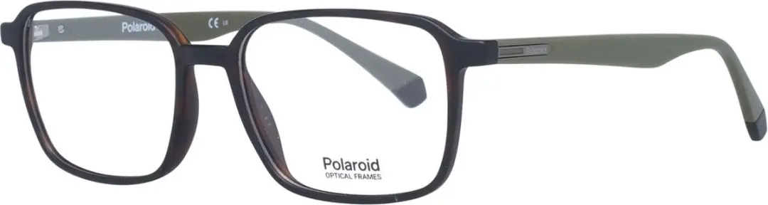 Polaroid Uniseks Brillenframe - Havana Green