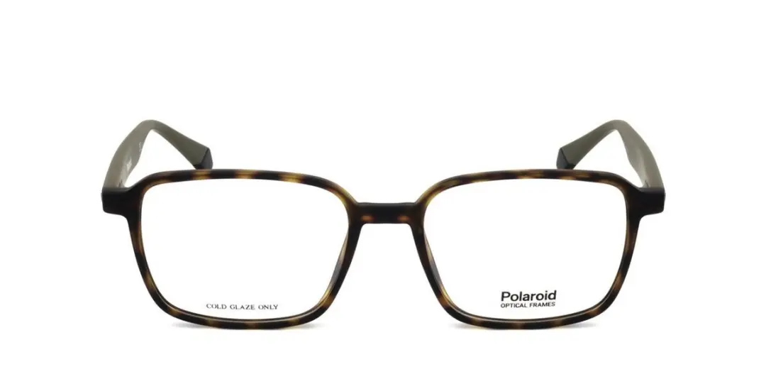 Polaroid Uniseks Brillenframe - Havana Green