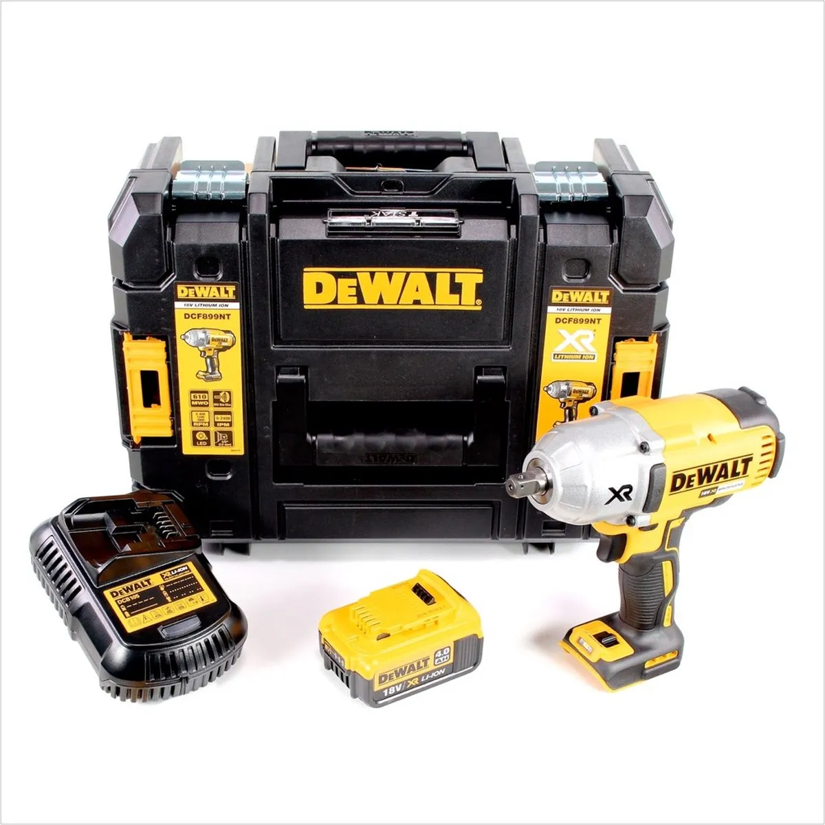 DeWalt DCF899M1 Slagmoersleutel 18V 950Nm - Borstelloos + 20 Stuks (1x4) - afbeelding 5 van 5