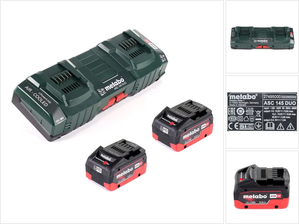 Metabo ASC 145 DUO Basisset