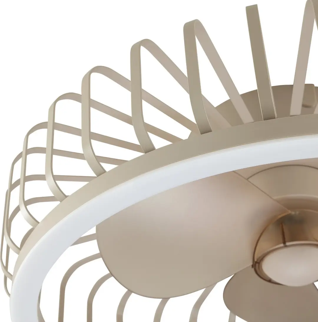 Brilliant Capo Plafondventilator 48cm - LED 36W - Beige