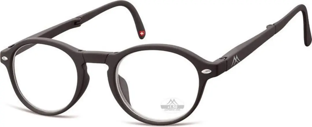 Montana Opvouwbare Leesbril +2,00 Matzwart