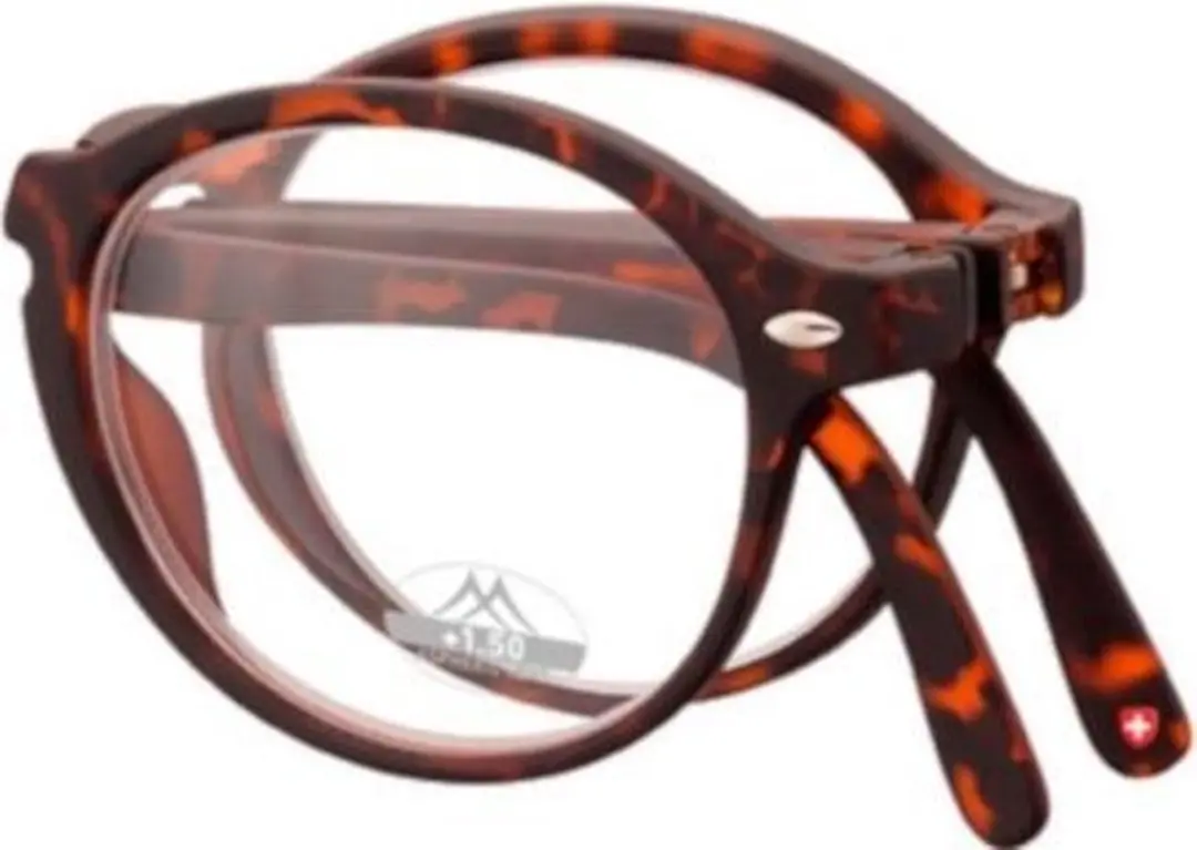 Montana Opvouwbare Leesbril Matbruin +3,50
