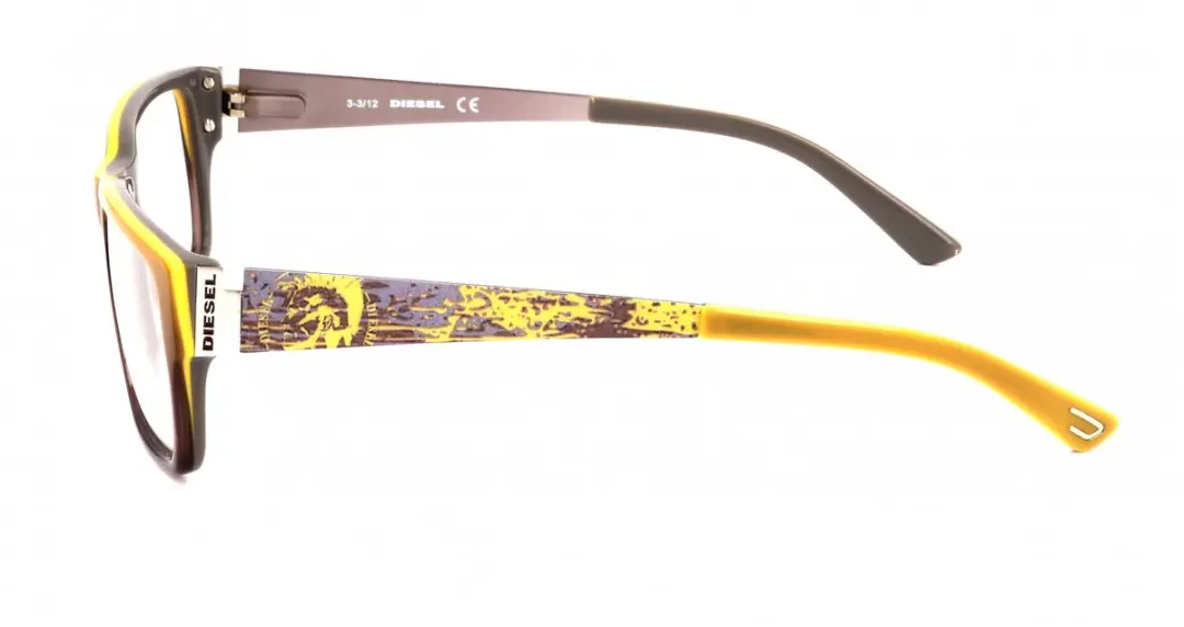 Diesel DL5027-041-53 Heren Bril - Geel - Ø53mm