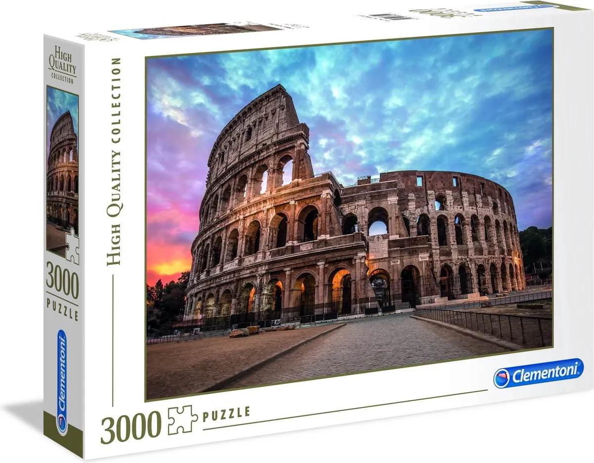 Clementoni 3000 Stuks Puzzel Coliseum Sunrise