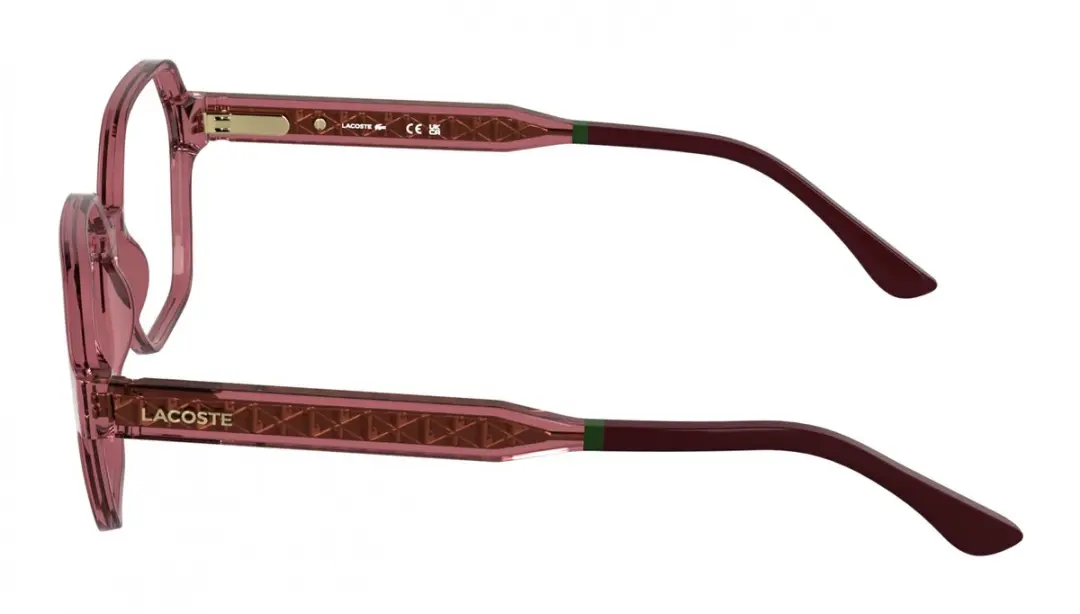 Lacoste L4000 Brilmontuur - Transparent Burgundy