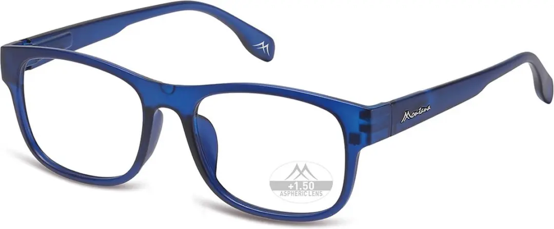 Montana Leesbril MRC1B +1.50 Blauw - inclusief Clip-on Zonnebril