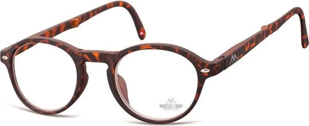 Montana Opvouwbare Leesbril Matbruin +2,00