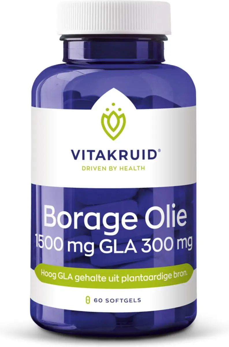 Vitakruid Borage Olie 1500mg GLA 300mg