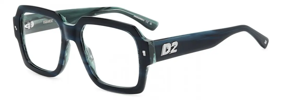 Dsquared2 D2 0148 TEAL Herenbrilmontuur