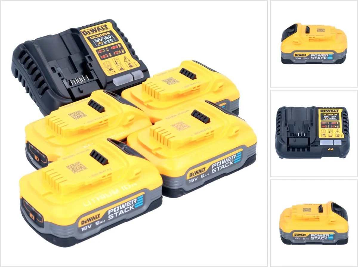 DeWalt DCB1104 H4 Accustartset 12V/18V