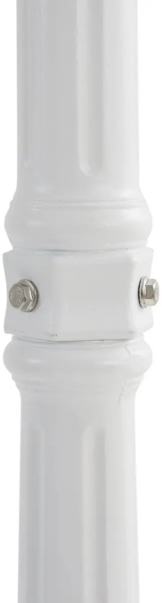 Lindby Lantaarnpaal 1 Licht E27 211cm - Wit/Transparant
