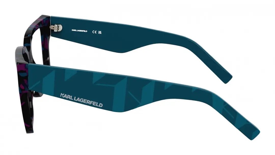 Karl Lagerfeld KL6201 Brilmontuur - Marble petrol