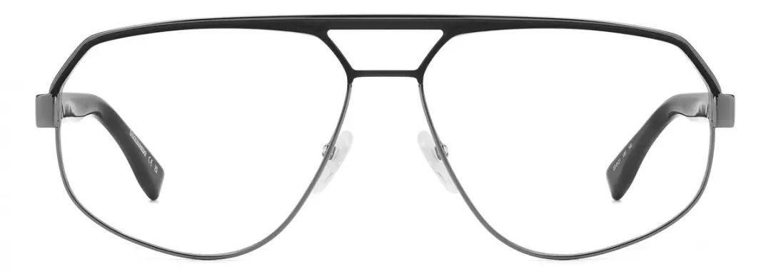 Dsquared2 D2 0121 Brilmontuur - Dark ruthenium black - 60/14/140