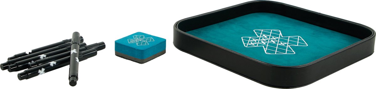 999 Games - Keer op Keer - Deluxe - Dobbelspel - Inclusief luxe dobbelbak, uitwisbare tableaus en meer extra's - Spelen tot 6 personen - Ook voor kleurenblinden