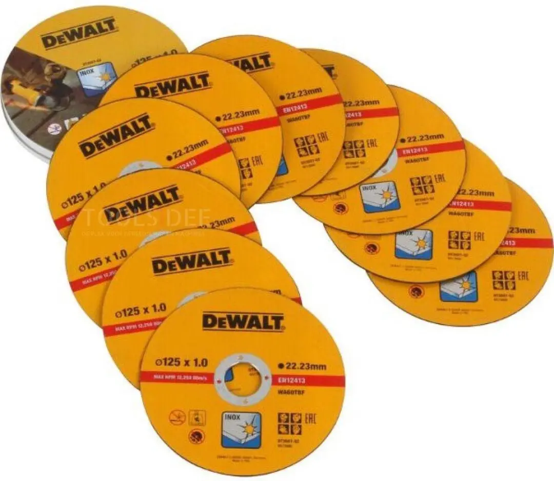 DeWalt DT3507 Doorslijpschijf RVS/Inox 125mm