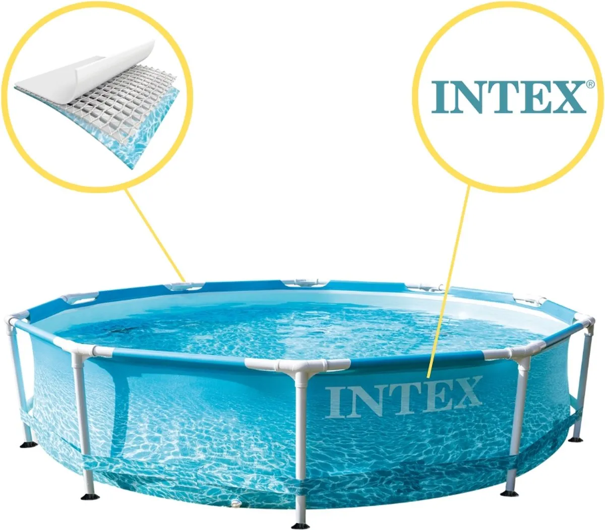 Intex Metal Frame Zwembad 305x76cm - 4485L - Blauw - 28200NP - afbeelding 6 van 6