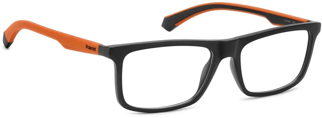 Polaroid PLD D548 Brilmontuur - Matte Black Orange