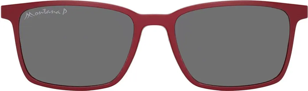 Montana Leesbril MRC3C +1.50 Rood - inclusief Clip-on Zonnebril