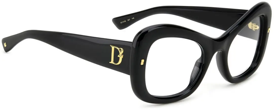 Dsquared2 D2 0138 Brilmontuur - Zwart