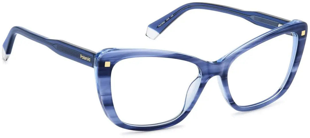 Polaroid PLD D542 Brilmontuur - Striped Blue