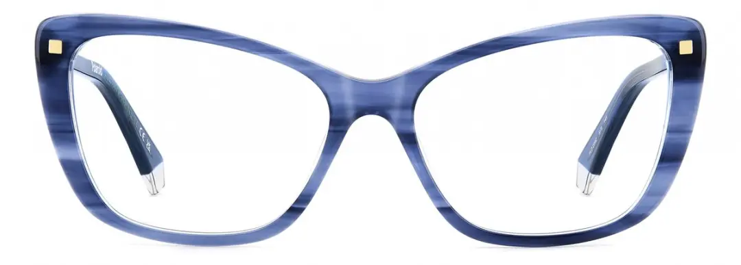 Polaroid PLD D542 Brilmontuur - Striped Blue