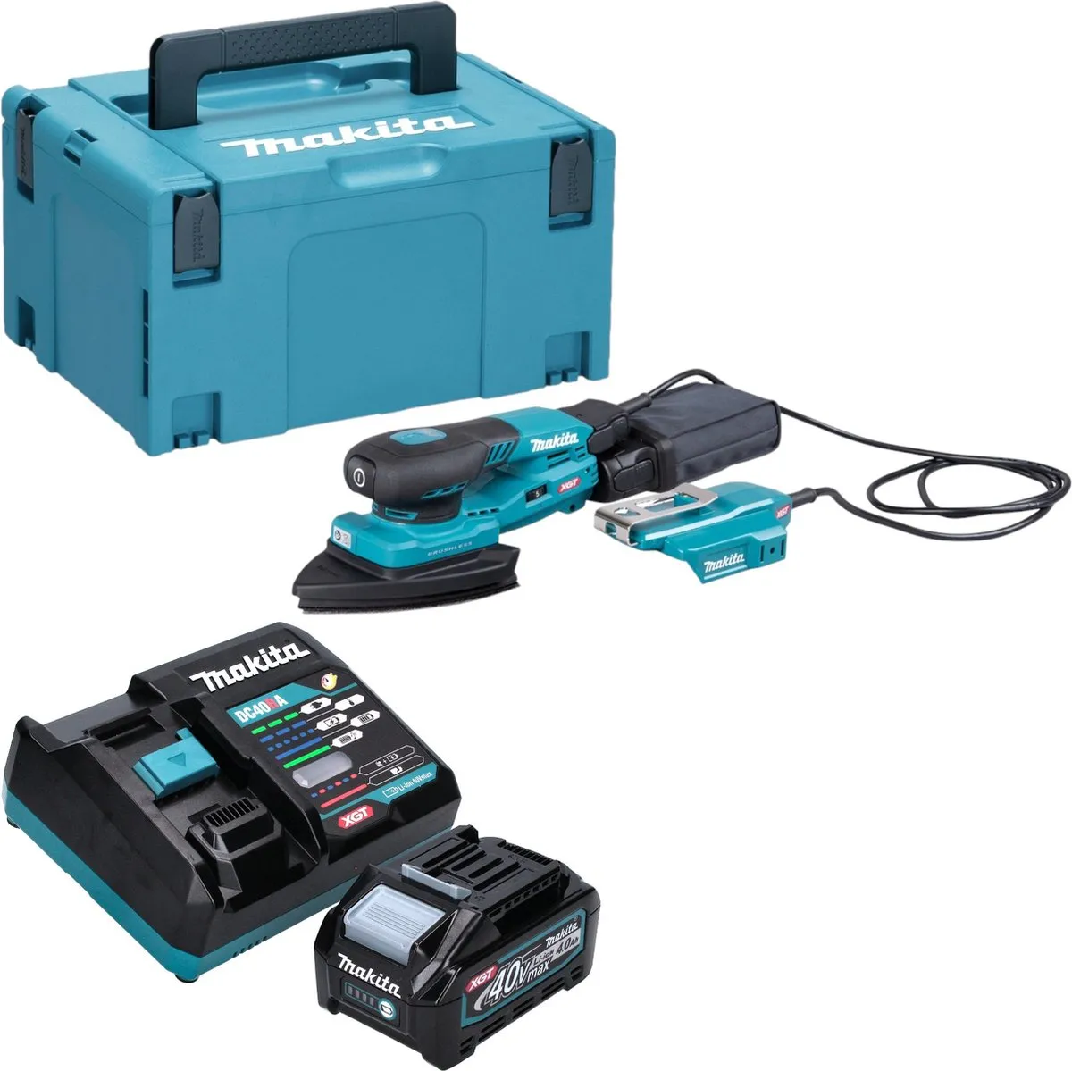 Makita BO006CGM101 Accuschuurmachine Delta 40V Max