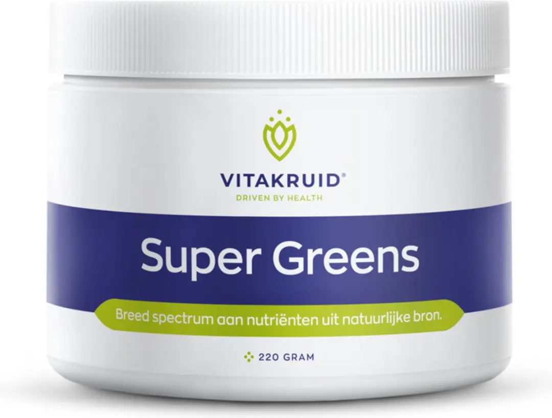 2x Vitakruid Super Greens 220 gr