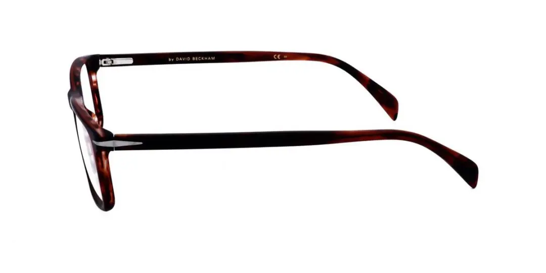 David Beckham DB 1019 Brilmontuur - Matt Striped Brown