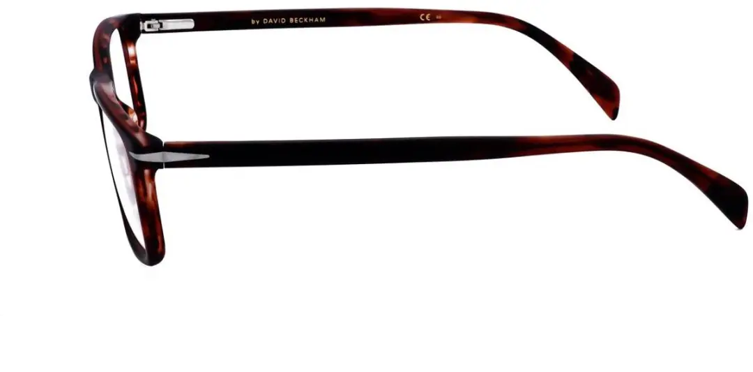 David Beckham DB 1019 Brilmontuur - Matt Striped Brown
