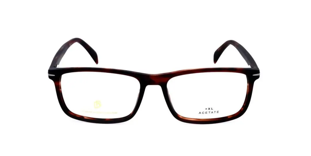 David Beckham DB 1019 Brilmontuur - Matt Striped Brown