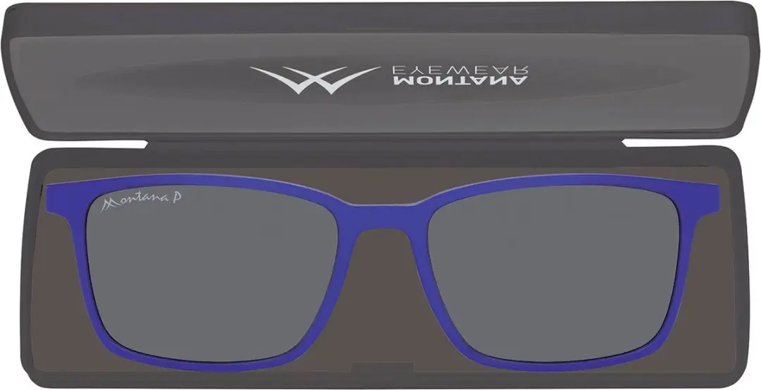 Montana Leesbril MRC3B +2.50 Blauw - inclusief Clip-on Zonnebril