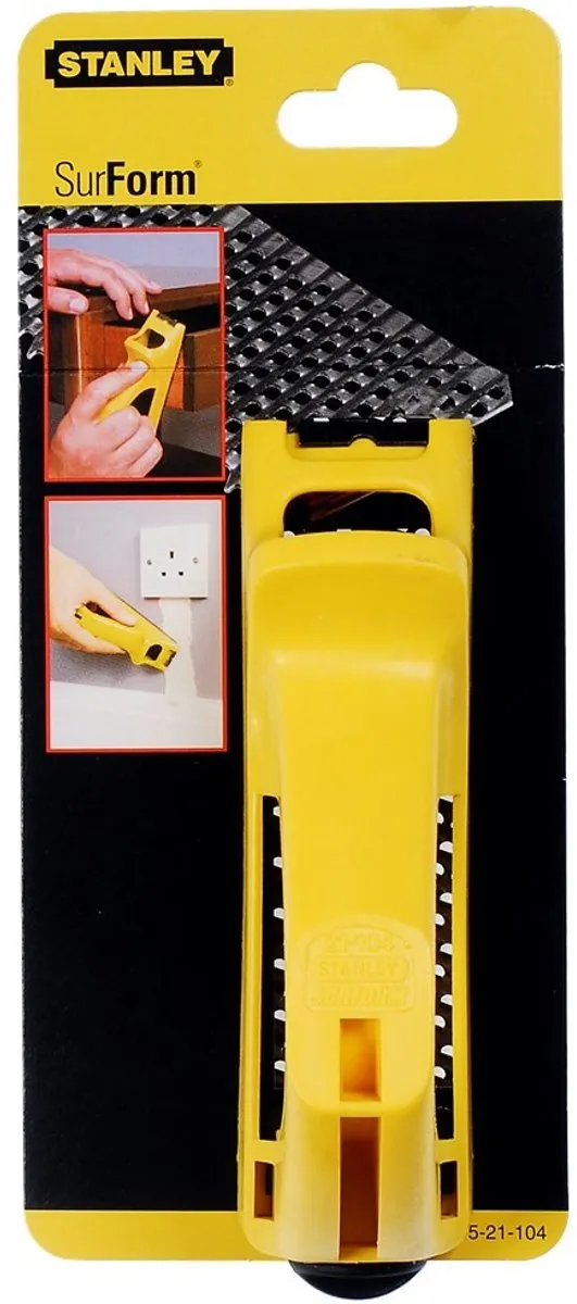 Stanley Surform Blokschaafje Hobby 140mm - Geel