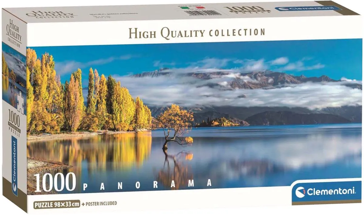 Clementoni - Puzzel - 1000 Stukjes - Wanaka's Golden Reflections - Puzzel Voor Volwassenen - High Quality Collection