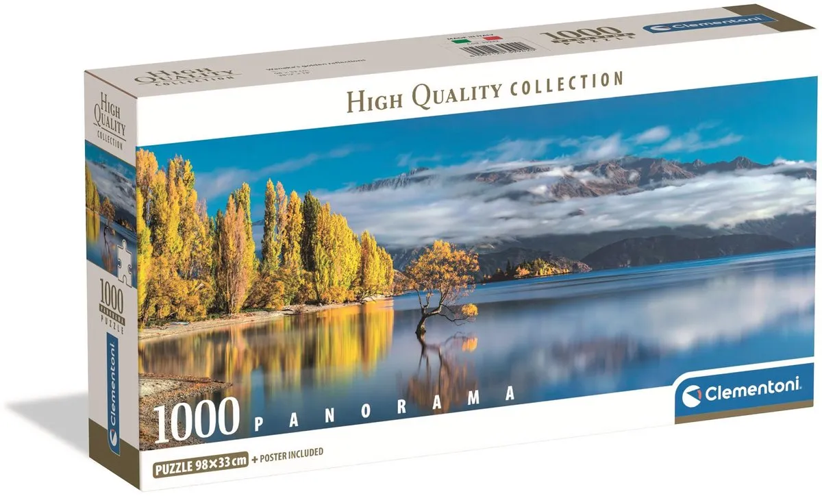 Clementoni - Puzzel - 1000 Stukjes - Wanaka's Golden Reflections - Puzzel Voor Volwassenen - High Quality Collection