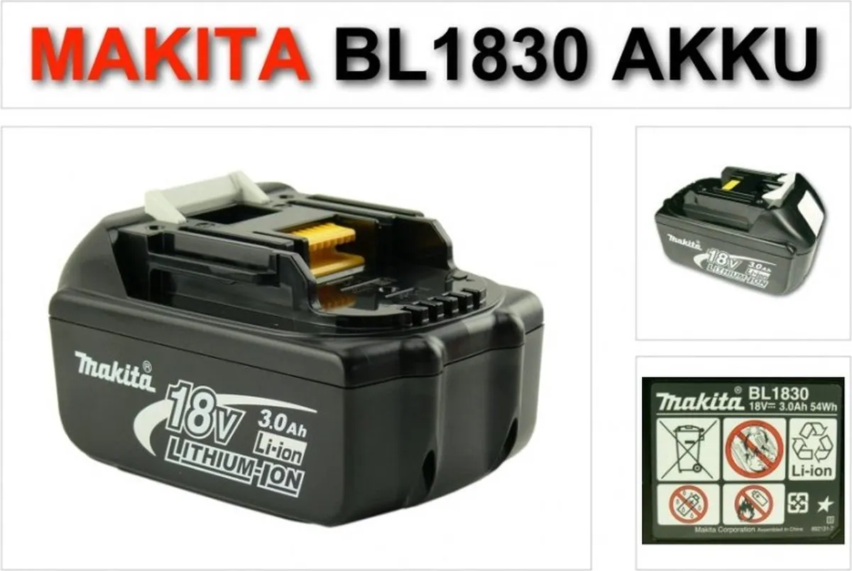 Makita BL1830 Accu - 18V 3.0Ah