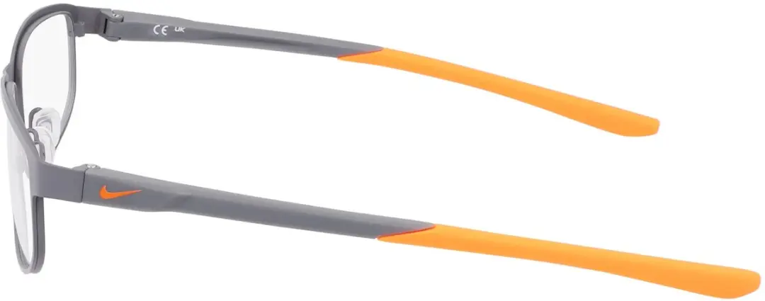 Nike Brilmonturen Matte Smoke Grey/Total Orange - 56/12/145