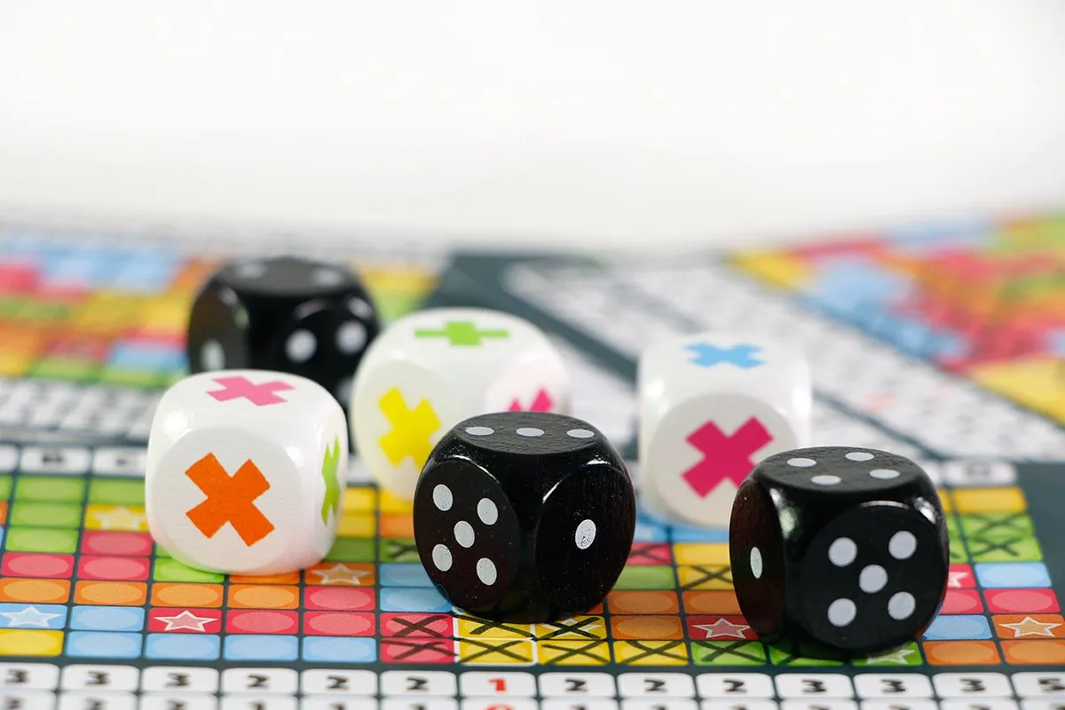 999 Games Keer op Keer Dobbelspel - ACTIE-BOL06 - Multi