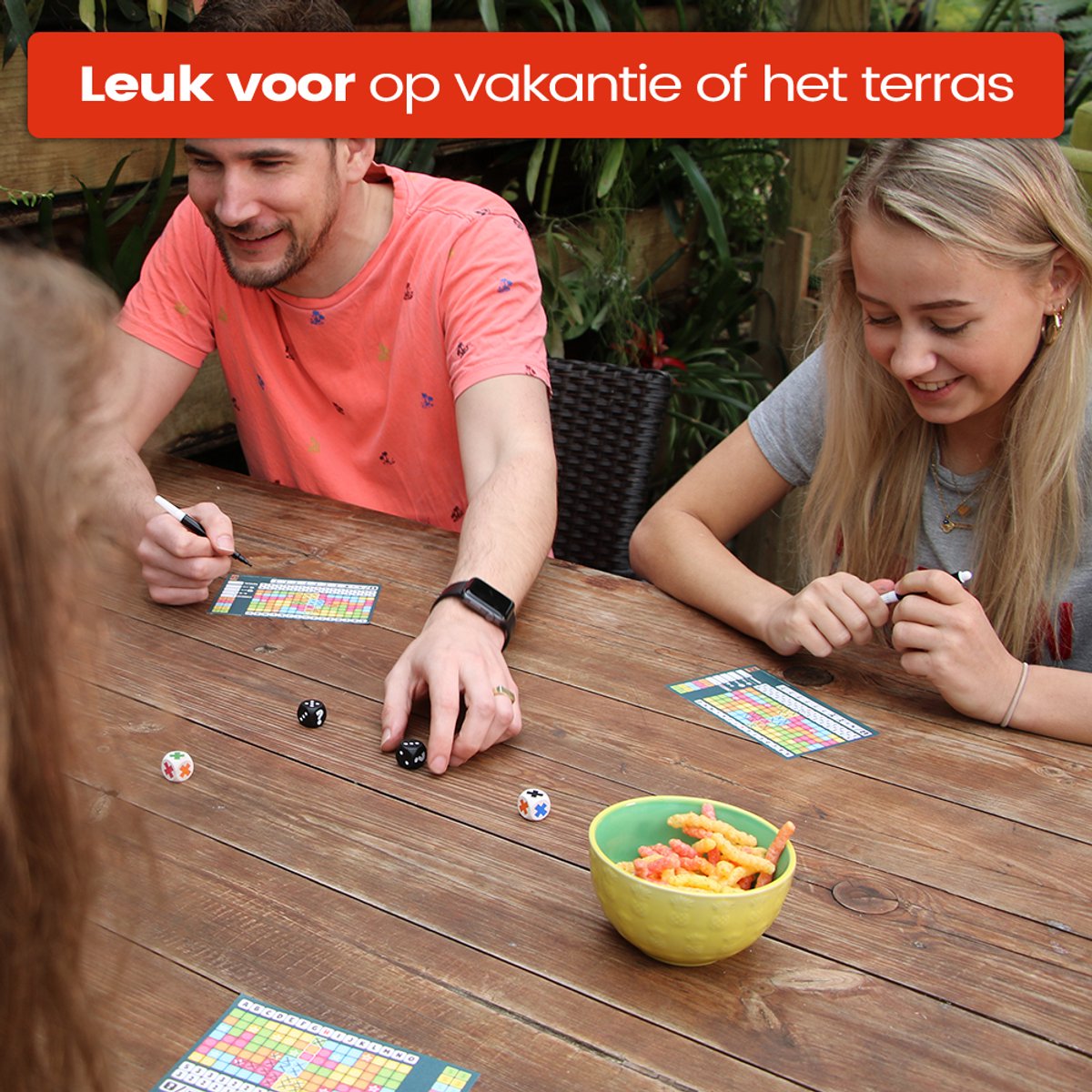999 Games - Keer op Keer dobbelspel met Extra Scoreblokken level 2, 3 en 4 - Hét dobbelspel voor het hele gezin - Gezelschapsspel - Familiespel - Educatief spel - Klein cadeautje