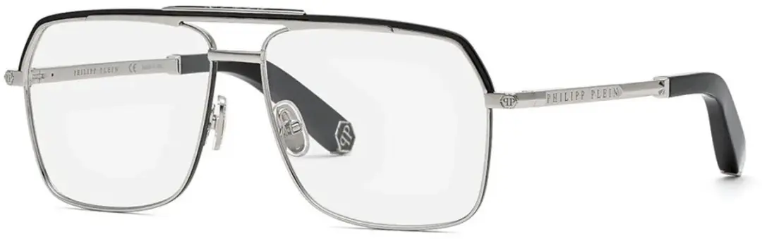 Philipp Plein VPP085M Bril - Zilver Matt - afbeelding 4 van 4