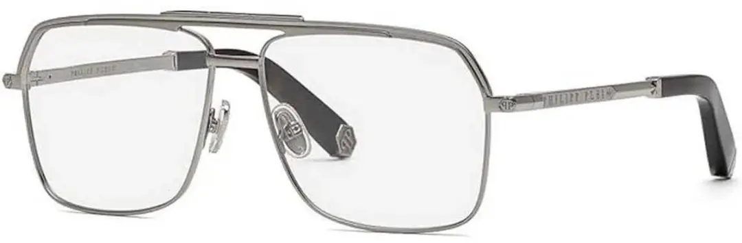 Philipp Plein VPP085M Bril - Zilver Matt - afbeelding 2 van 4
