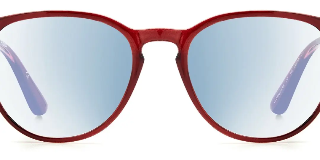 Polaroid PLD0028 Leesbril +2.00 - Rood/Transparant - afbeelding 6 van 6