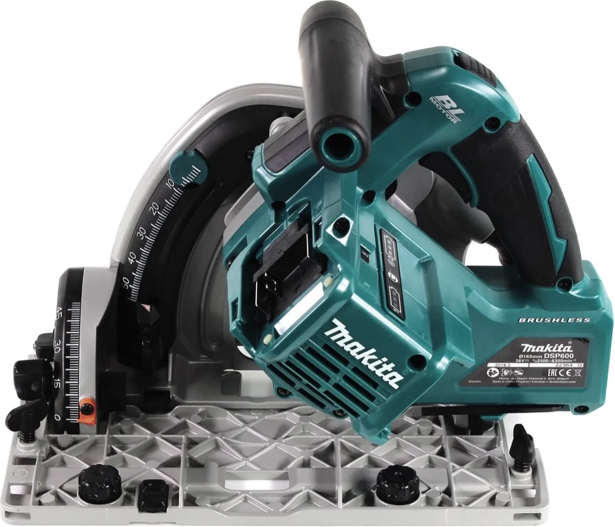 Makita DSP600ZJ Invalcirkelzaag 165mm - 2x18V - afbeelding 6 van 6