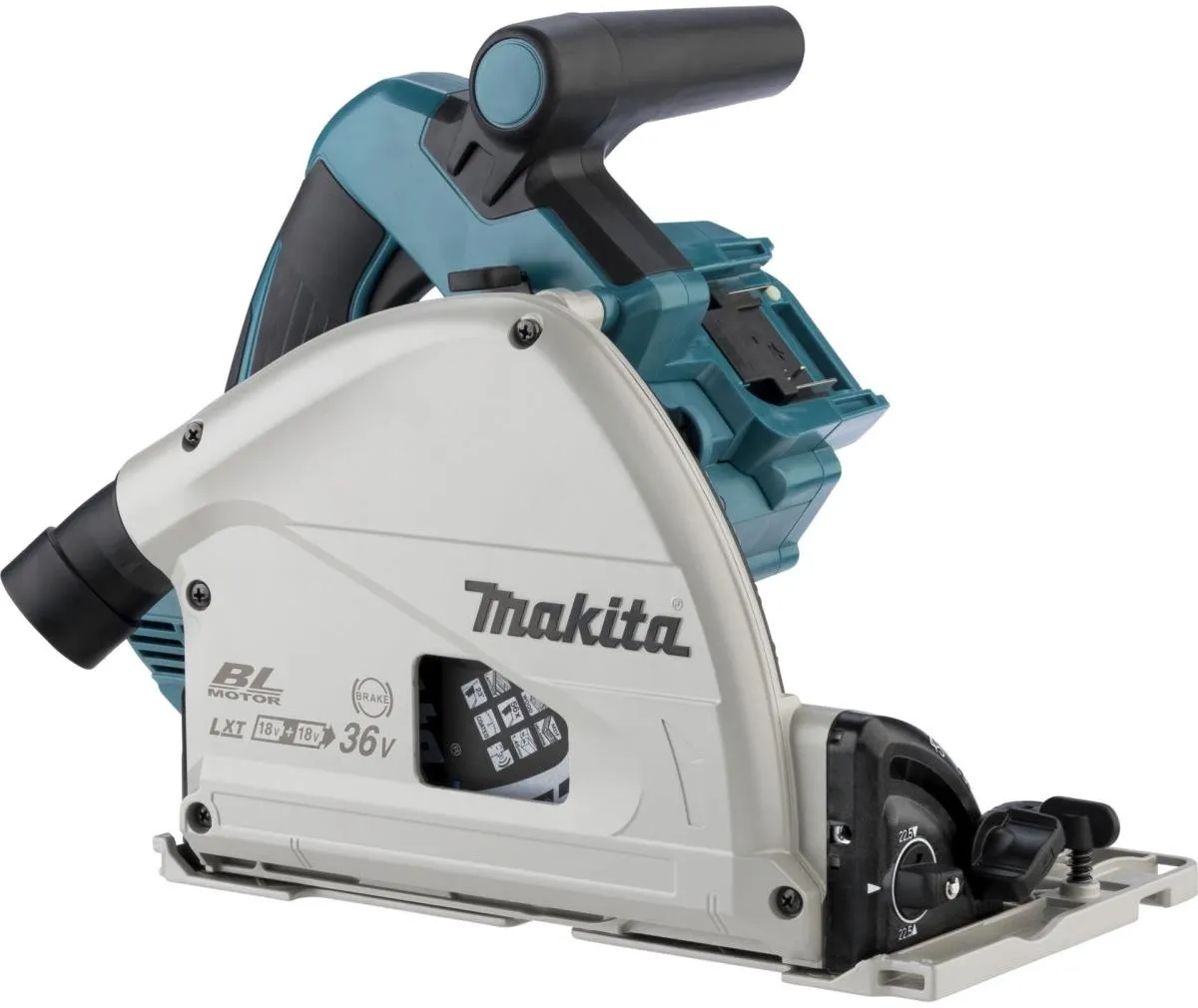 Makita DSP600ZJ Invalcirkelzaag 165mm - 2x18V