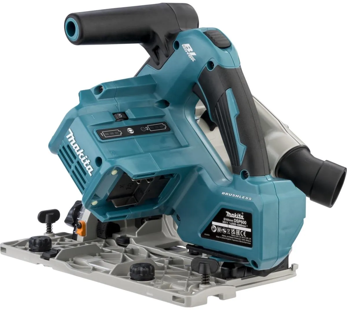 Makita DSP600ZJ Invalcirkelzaag 165mm - 2x18V