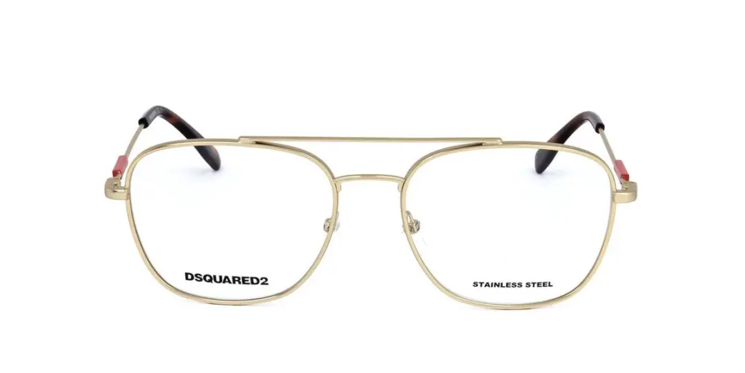 Dsquared2 D2 0047 Brilmontuur - Matte Gold