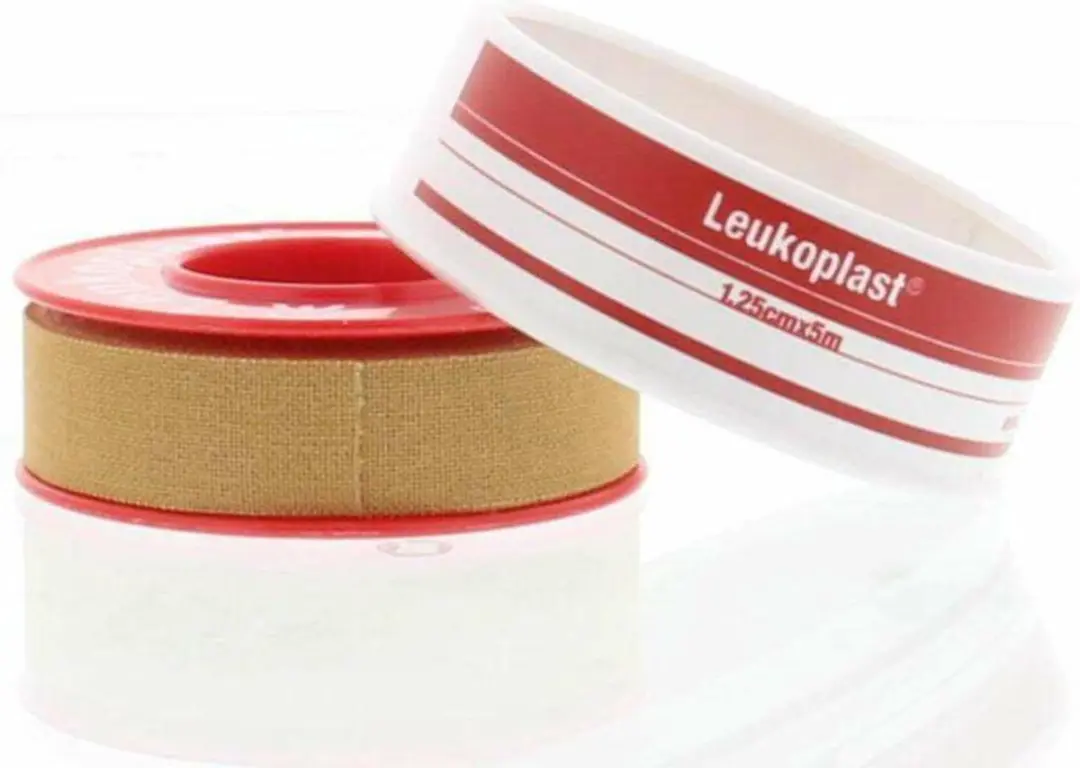 Leukoplast Pleisters 5m x 1,25cm - Rood/Wit