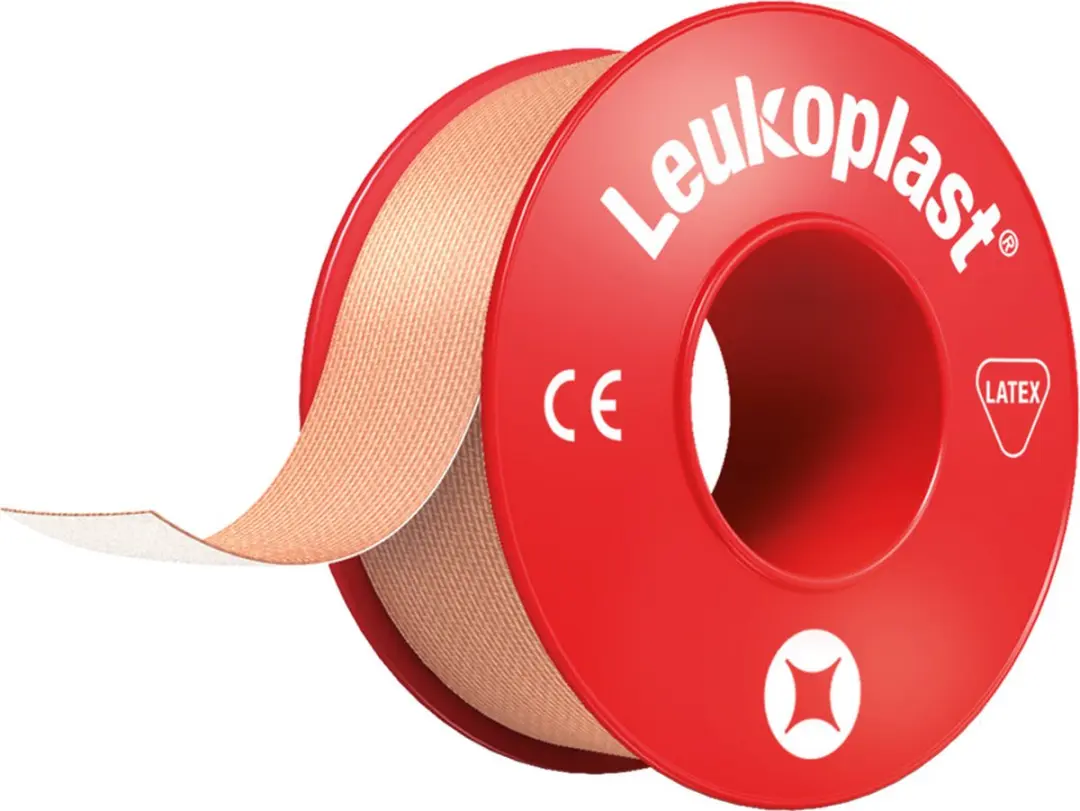 Leukoplast Pleisters 5m x 1,25cm - Rood/Wit